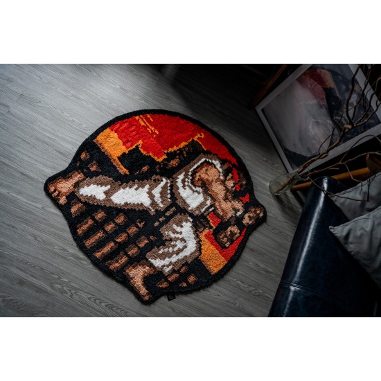 Street Fighter II Ryu Rug 100cm x 100cm