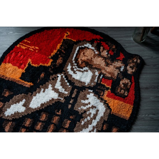 Street Fighter II Ryu Rug 100cm x 100cm