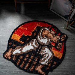 Street Fighter II Ryu Rug 100cm x 100cm